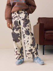 WIDE LEG COW PRINT | ANIMAL