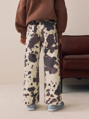 WIDE LEG COW PRINT | ANIMAL