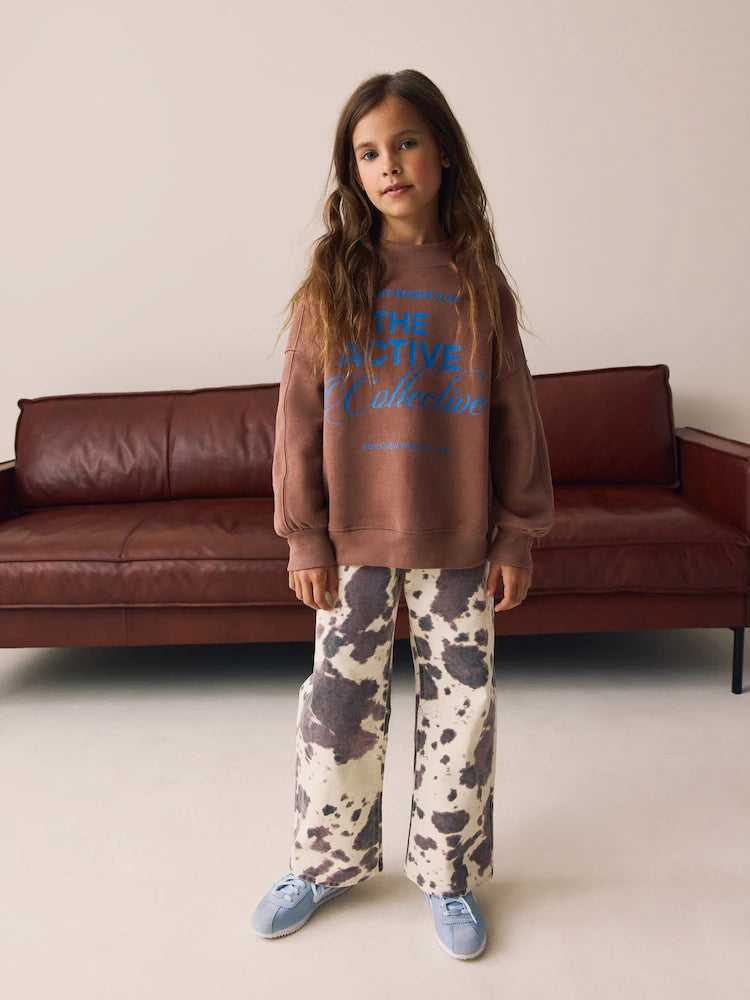 WIDE LEG COW PRINT | ANIMAL