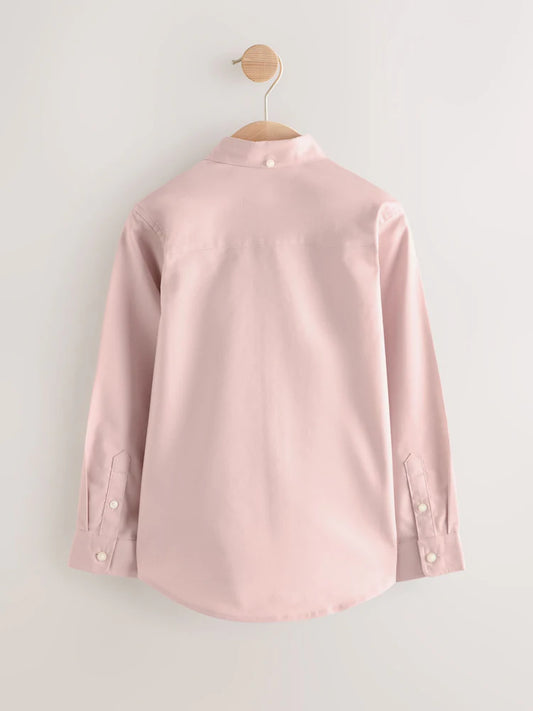 Light Pink Single Oxford Shirt (3-16yrs)
