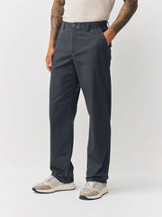 Grey Relaxed Fit Stretch Chinos Trousers