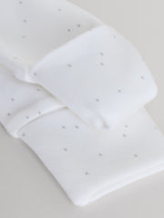 White Safari Baby Sleepsuits 3 Pack (0-2yrs)
