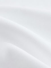 White Oversized Boxy Heavyweight Interlock T-Shirt