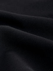 Black Oversized Boxy Heavyweight Interlock T-Shirt