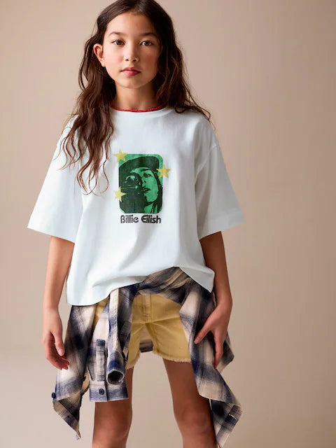 White Billie Eilish Graphic T-Shirt (3-16yrs)