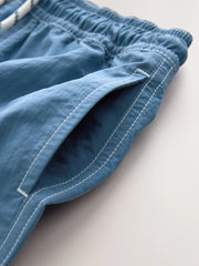 Blue Contrast Stitch Swim Shorts (3-16yrs)
