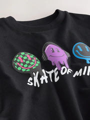 Black Skate of Mind Short Sleeve Graphic T-Shirt