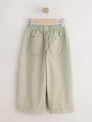 Khaki Green Barrel Pullon Trousers
