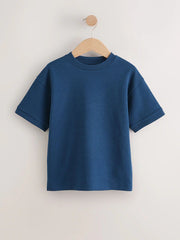 NEXT - Navy Blue Relaxed Fit Heavyweight T-Shirt (3-16yrs)