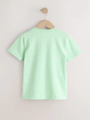 Green Pastel Regular Fit Short Sleeve T-Shirt (3-16yrs)