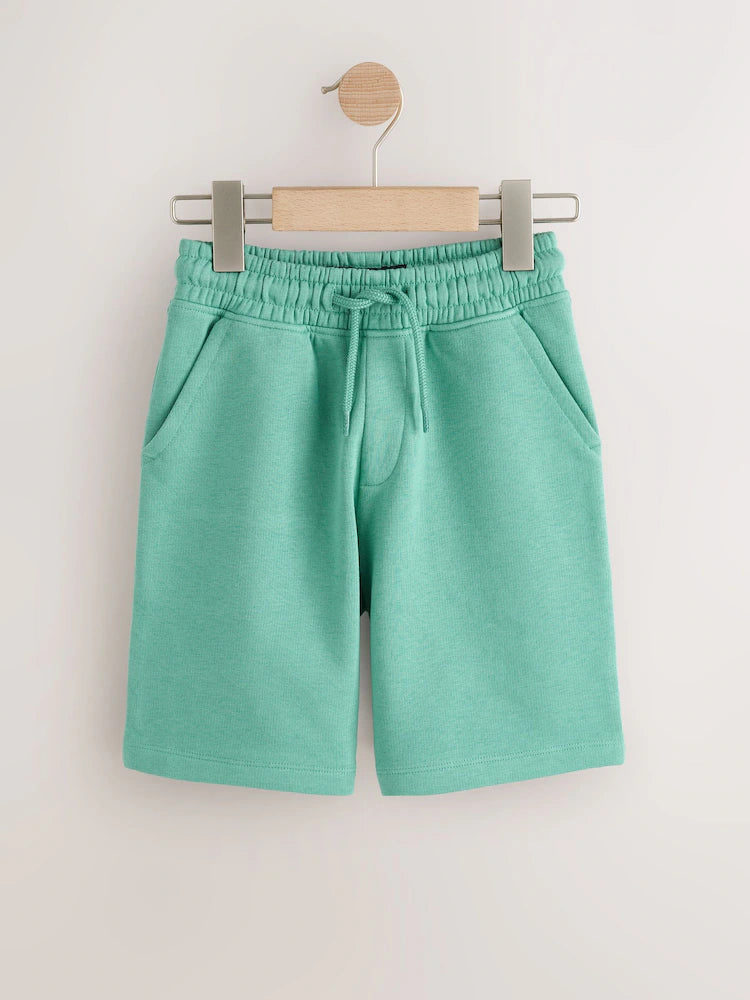 Mineral Green Regular Fit Basic Shorts (3-16yrs)
