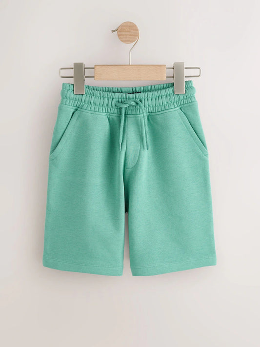 Mineral Green Regular Fit Basic Shorts (3-16yrs)