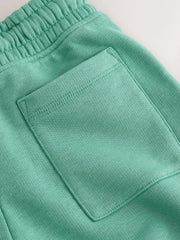 Mineral Green Regular Fit Basic Shorts (3-16yrs)