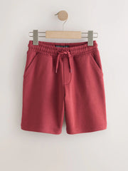 Berry Red Regular Fit Basic Shorts (3-16yrs)