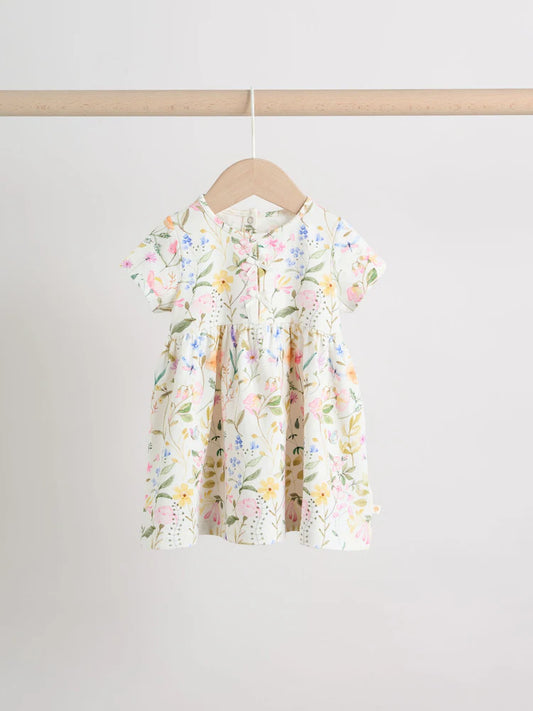 NEXT - Pink Fairy Baby Short Sleeve Dress 2 Pack (0mths-3yrs)