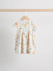 NEXT - Pink Fairy Baby Short Sleeve Dress 2 Pack (0mths-3yrs)