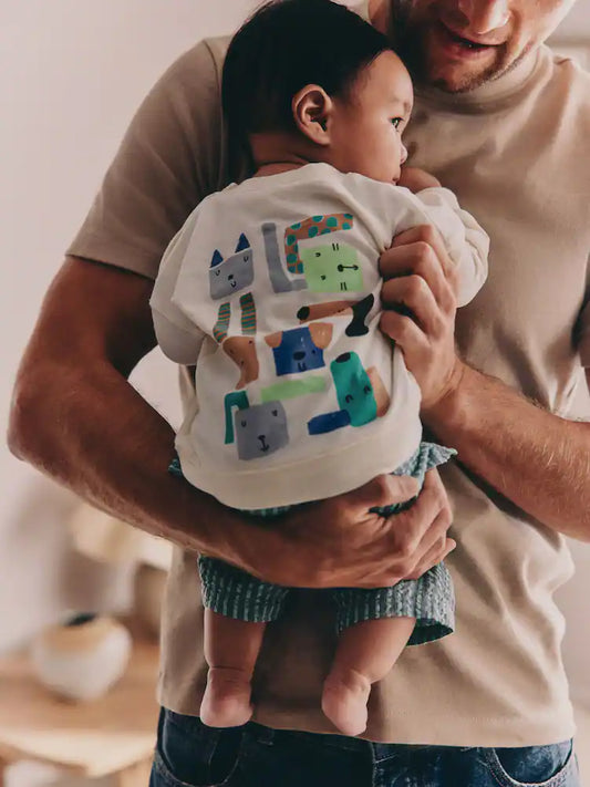 Green Dogs Baby Top and Trousers Set