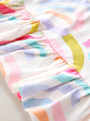 NEXT - Rainbow Short Sleeve Peplum T-Shirt (3mths-7yrs)