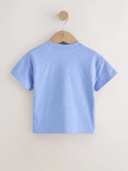 NEXT - Blue Cupcake Short Sleeve Embroidered T-Shirt (3mths-7yrs)