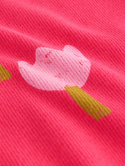NEXT - NCNMD-Lightweight Tops-Pink/Red Flower Rib