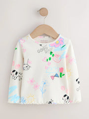 NEXT - NCNMD-Lightweight Tops-Ecru White Rib