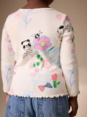 NEXT - NCNMD-Lightweight Tops-Ecru White Rib