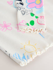 NEXT - NCNMD-Lightweight Tops-Ecru White Rib