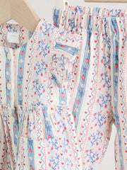 White Strawberry Baby Woven Top and Trousers Set 2 Piece (0mths-2yrs)