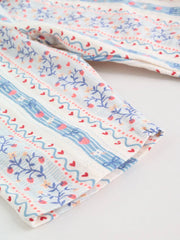 White Strawberry Baby Woven Top and Trousers Set 2 Piece (0mths-2yrs)