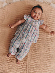 White Strawberry Baby Woven Top and Trousers Set 2 Piece (0mths-2yrs)