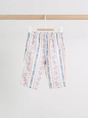 White Strawberry Baby Woven Top and Trousers Set 2 Piece (0mths-2yrs)