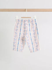 White Strawberry Baby Woven Top and Trousers Set 2 Piece (0mths-2yrs)