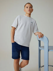Dark Blue Single Denim Shorts (3-16yrs)