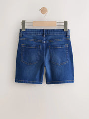 Dark Blue Single Denim Shorts (3-16yrs)