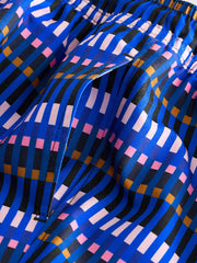 Blue Geo Printed Swim Shorts (3-16yrs)
