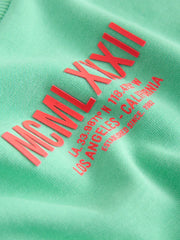 Bright Green Graphic Heavyweight Short Sleeve T-Shirt