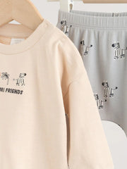 Monochrome Safari Baby Top and Leggings Set 2 Piece (0mths-3yrs)