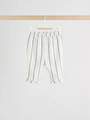 Neutral Stripe Sweat Top and Trousers Baby Set (0mths-2yrs)