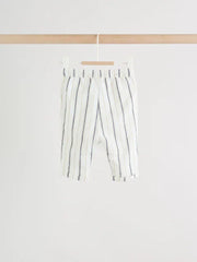 Neutral Stripe Sweat Top and Trousers Baby Set (0mths-2yrs)