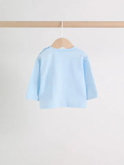 Blue Car Baby Top and Trousers Set (0mths-3yrs)