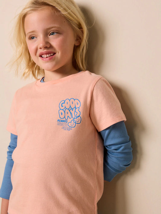 Orange Good Days T-Shirt