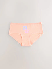 Pink/Lilac Print Hipster Briefs 5 Pack (2-16yrs)