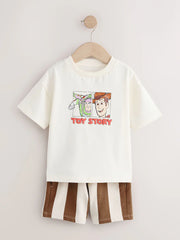 Ecru Toy Story T-Shirt and Shorts Set (3mths-8yrs)