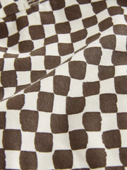 Brown/Star/Checkerboard Pull On Shorts 3 Pack (3mths-7yrs)