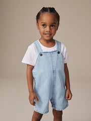Light Blue Denim Dungarees (3mths-7yrs)