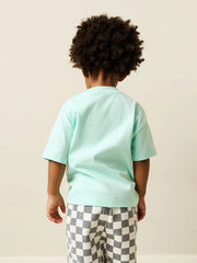 Mint Green Smile Short Sleeve Small Graphic T-Shirt (3mths-8yrs)