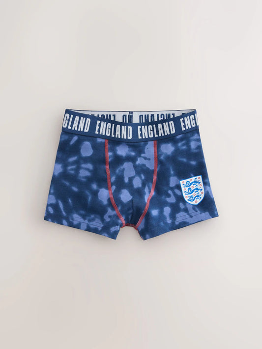 Red/White/Navy England FA Trunks 3 Pack (2-14yrs)