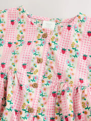 Pink Floral Bloomer Baby Romper (0mths-2yrs)