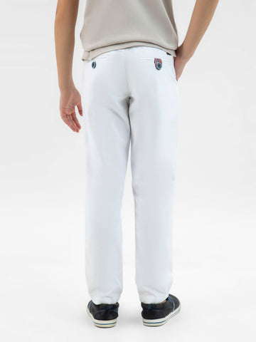 White Twill Casual Chino Trouser Brumano Pakistan