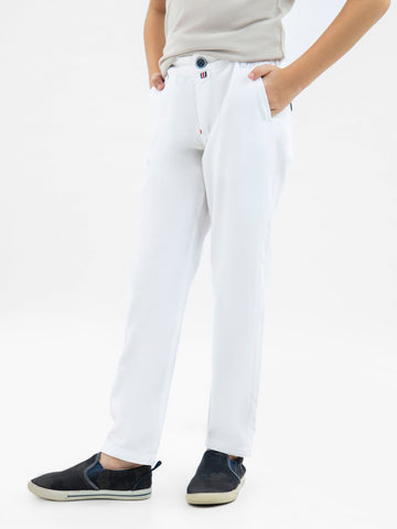 White Twill Casual Chino Trouser Brumano Pakistan